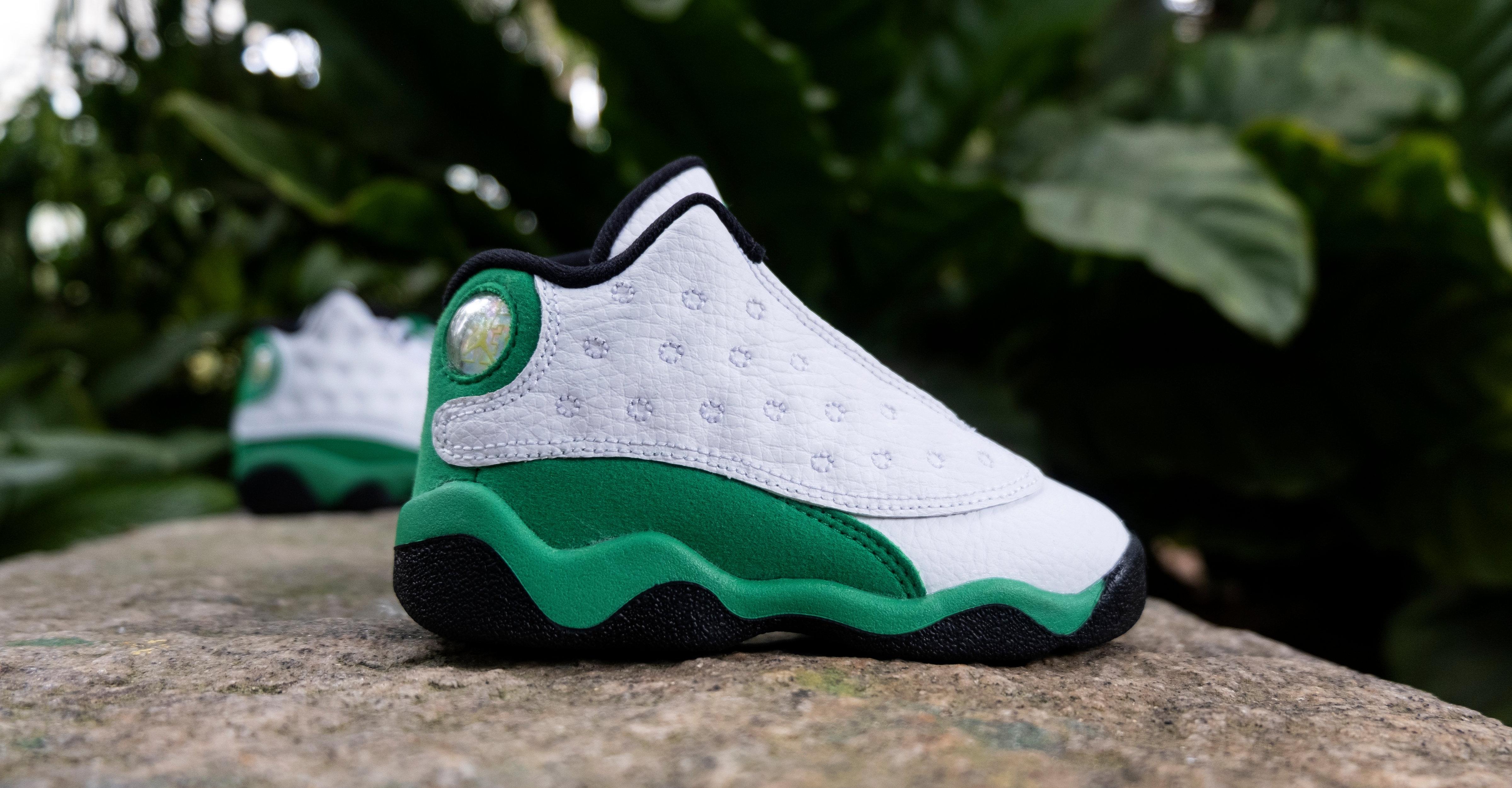 Green and 2025 white 13s